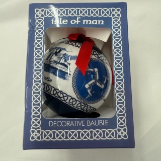 Blue & White Bauble